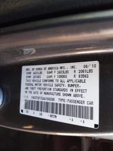 Photo 9 VIN: 1HGCP2F72AA166266 - HONDA ACCORD EX 