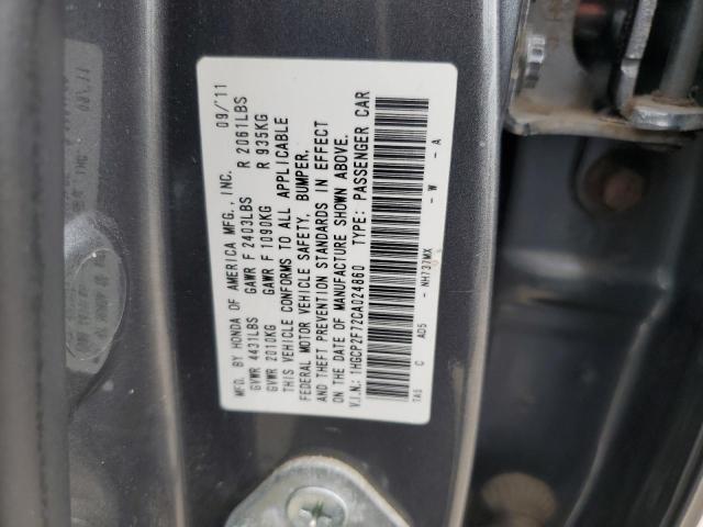 Photo 12 VIN: 1HGCP2F72CA024860 - HONDA ACCORD 