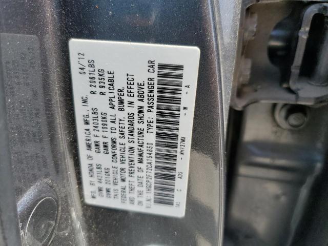 Photo 11 VIN: 1HGCP2F72CA154850 - HONDA ACCORD EX 