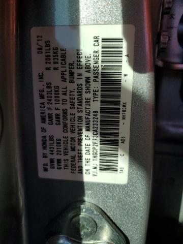 Photo 11 VIN: 1HGCP2F73CA233248 - HONDA ACCORD EX 