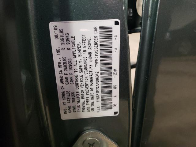 Photo 11 VIN: 1HGCP2F74AA006342 - HONDA ACCORD EX 