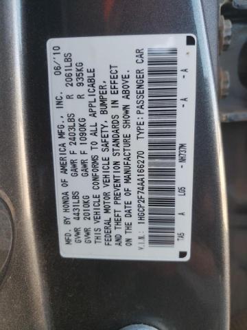 Photo 9 VIN: 1HGCP2F74AA166270 - HONDA ACCORD EX 