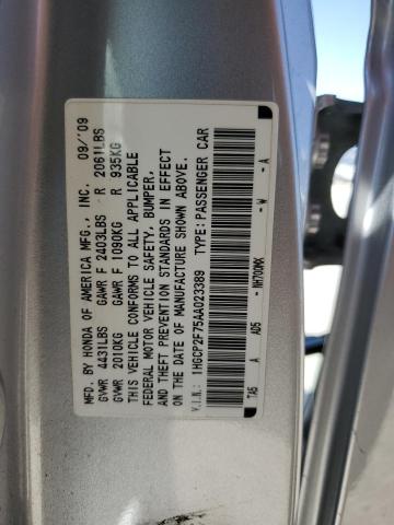 Photo 11 VIN: 1HGCP2F75AA023389 - HONDA ACCORD EX 