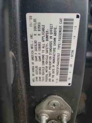 Photo 11 VIN: 1HGCP2F75AA056747 - HONDA ACCORD EX 