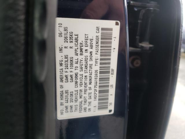 Photo 9 VIN: 1HGCP2F75AA162406 - HONDA ACCORD EX 