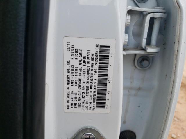 Photo 12 VIN: 1HGCP2F75CA097219 - HONDA ACCORD EX 