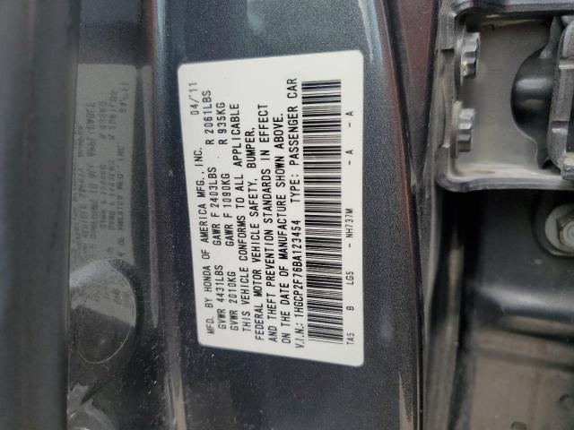 Photo 11 VIN: 1HGCP2F76BA123454 - HONDA ACCORD EX 