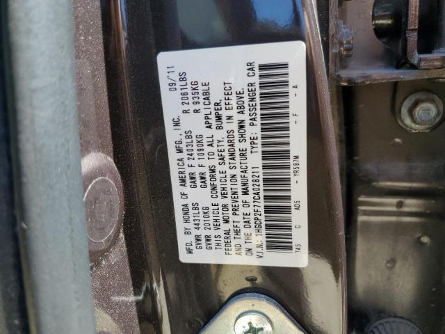 Photo 11 VIN: 1HGCP2F77CA028211 - HONDA ACCORD EX 