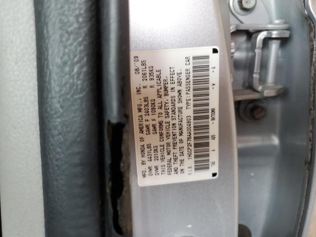 Photo 11 VIN: 1HGCP2F78AA004903 - HONDA ACCORD EX 