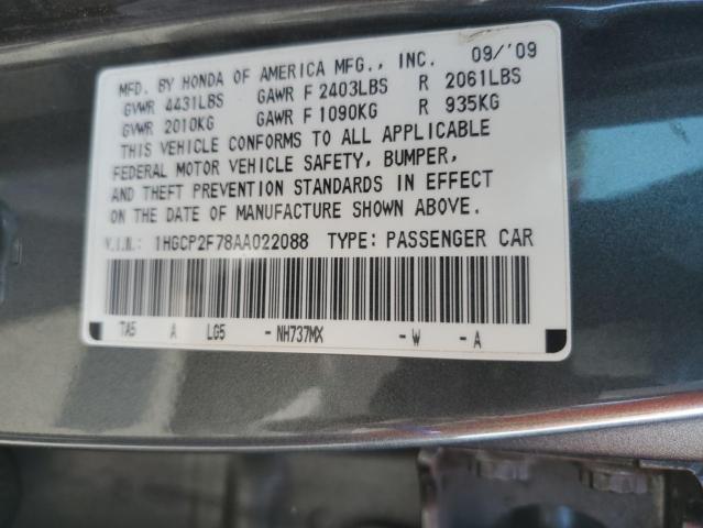 Photo 11 VIN: 1HGCP2F78AA022088 - HONDA ACCORD 