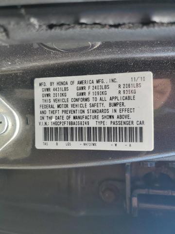 Photo 12 VIN: 1HGCP2F78BA058249 - HONDA ACCORD 