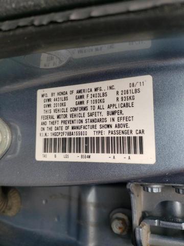 Photo 9 VIN: 1HGCP2F78BA155600 - HONDA ACCORD EX 