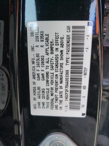 Photo 12 VIN: 1HGCP2F79AA003369 - HONDA ACCORD EX 