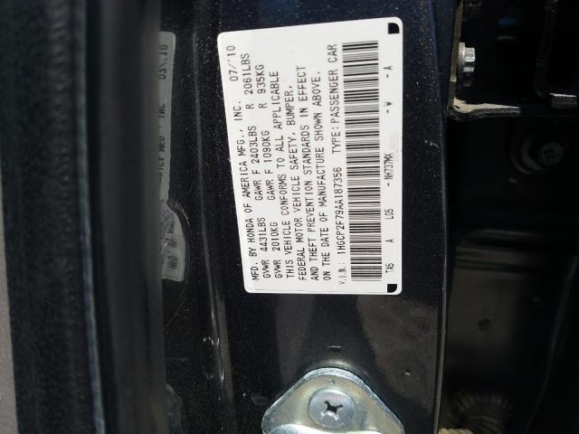 Photo 9 VIN: 1HGCP2F79AA187356 - HONDA ACCORD EX 