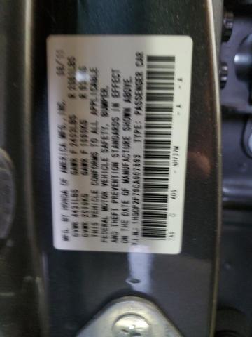 Photo 11 VIN: 1HGCP2F79CA007893 - HONDA ACCORD EX 