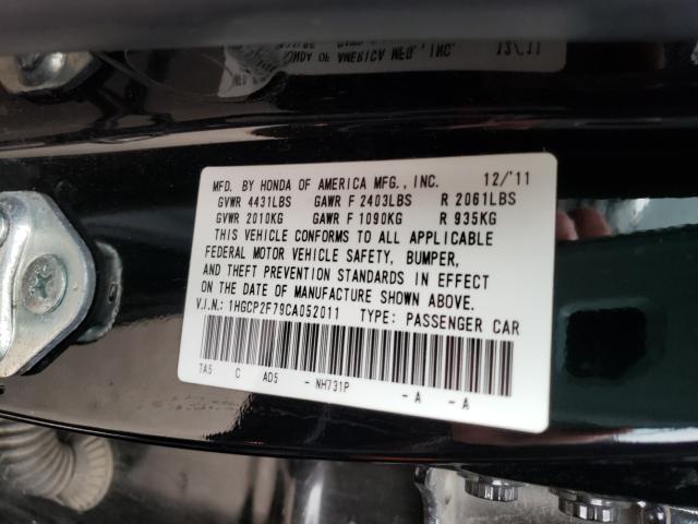 Photo 9 VIN: 1HGCP2F79CA052011 - HONDA ACCORD EX 