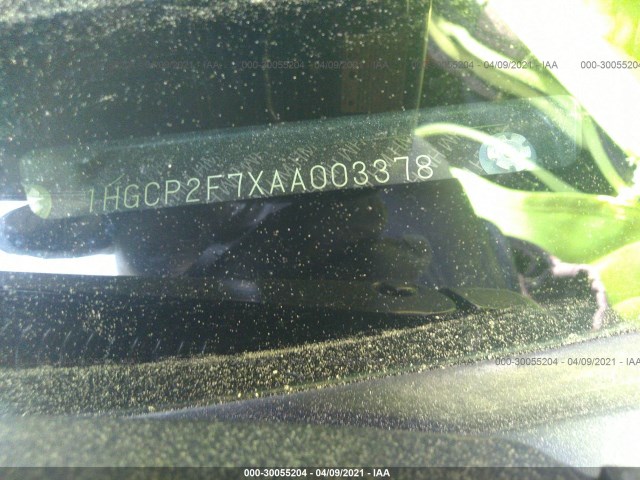 Photo 8 VIN: 1HGCP2F7XAA003378 - HONDA ACCORD SDN 