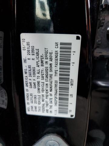 Photo 11 VIN: 1HGCP2F7XAA078520 - HONDA ACCORD EX 