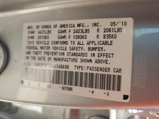 Photo 11 VIN: 1HGCP2F7XAA148498 - HONDA ACCORD EX 