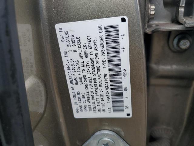 Photo 11 VIN: 1HGCP2F7XAA170761 - HONDA ACCORD 