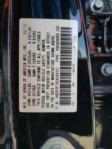 Photo 11 VIN: 1HGCP2F7XCA094221 - HONDA ACCORD EX 