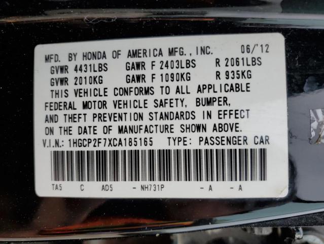 Photo 11 VIN: 1HGCP2F7XCA185165 - HONDA ACCORD 