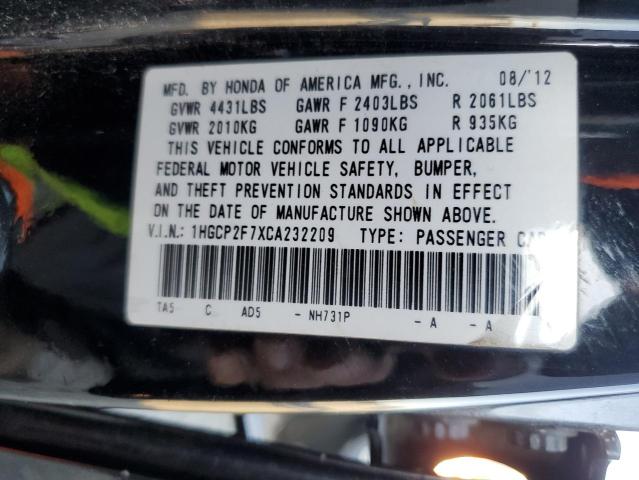 Photo 11 VIN: 1HGCP2F7XCA232209 - HONDA ACCORD 