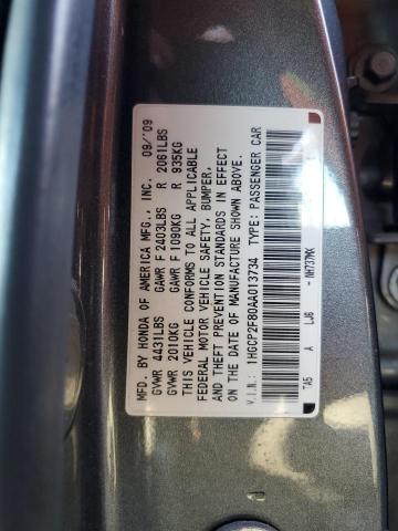 Photo 11 VIN: 1HGCP2F80AA013734 - HONDA ACCORD EXL 