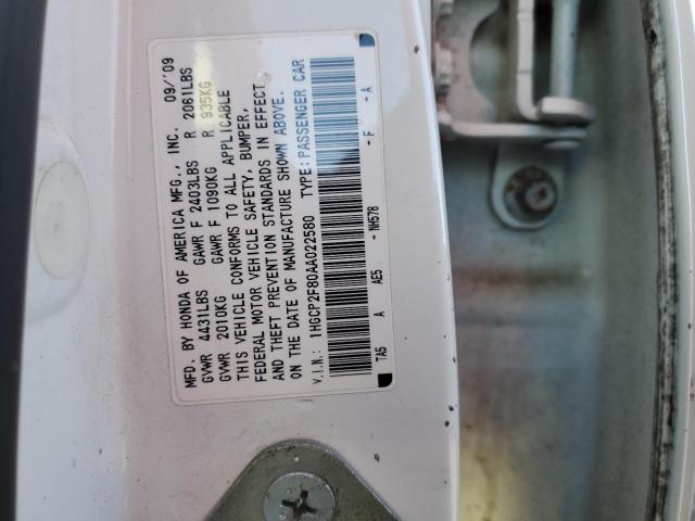 Photo 11 VIN: 1HGCP2F80AA022580 - HONDA ACCORD 