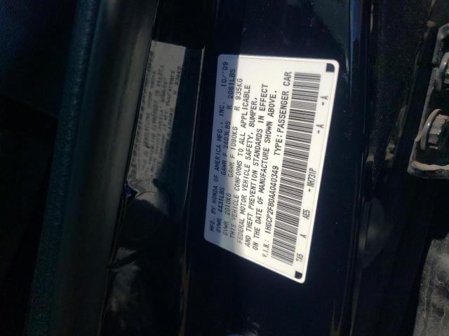 Photo 11 VIN: 1HGCP2F80AA040349 - HONDA ACCORD EXL 