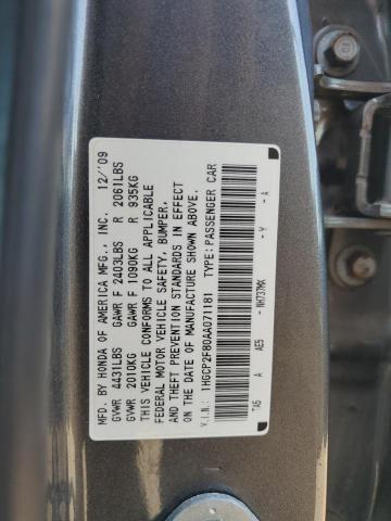 Photo 11 VIN: 1HGCP2F80AA071181 - HONDA ACCORD EXL 