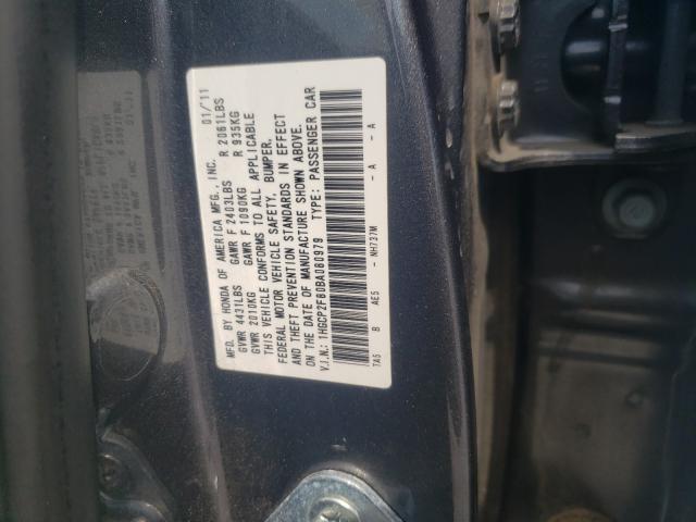 Photo 9 VIN: 1HGCP2F80BA080979 - HONDA ACCORD EXL 