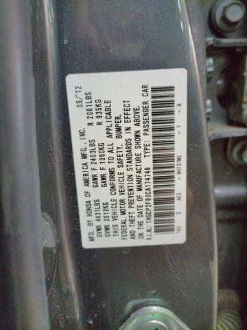 Photo 12 VIN: 1HGCP2F80CA174748 - HONDA ACCORD EXL 