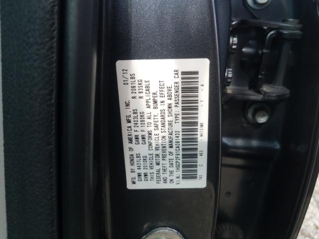 Photo 9 VIN: 1HGCP2F81CA081432 - HONDA ACCORD EXL 