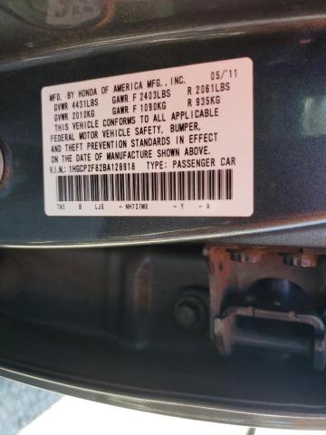 Photo 9 VIN: 1HGCP2F82BA128918 - HONDA ACCORD EXL 