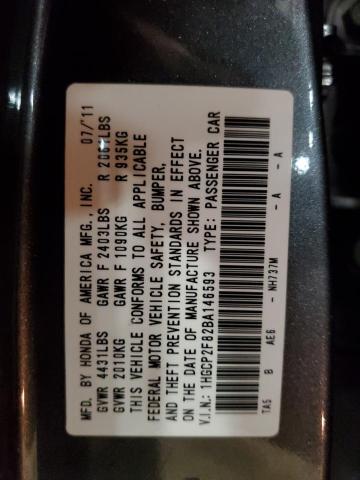 Photo 12 VIN: 1HGCP2F82BA146593 - HONDA ACCORD EXL 