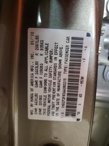 Photo 11 VIN: 1HGCP2F83AA080215 - HONDA ACCORD EXL 