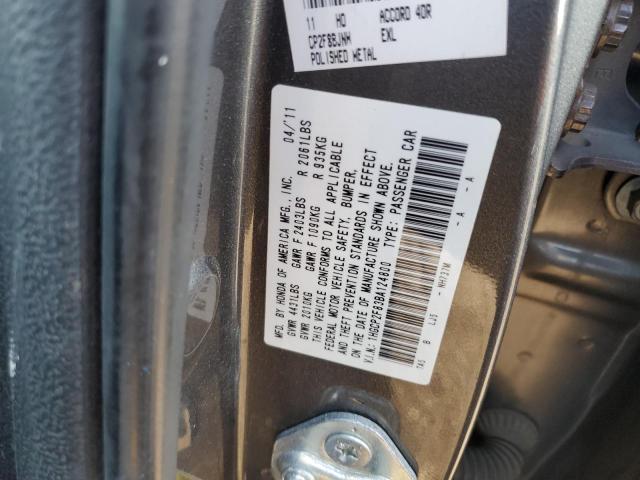 Photo 11 VIN: 1HGCP2F83BA124800 - HONDA ACCORD EXL 