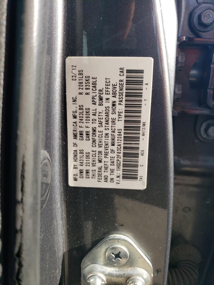 Photo 11 VIN: 1HGCP2F83CA120845 - HONDA ACCORD 