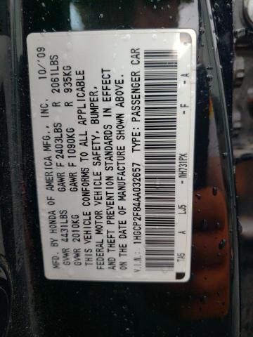 Photo 12 VIN: 1HGCP2F84AA032657 - HONDA ACCORD EXL 