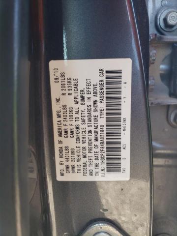 Photo 9 VIN: 1HGCP2F84BA021840 - HONDA ACCORD EXL 