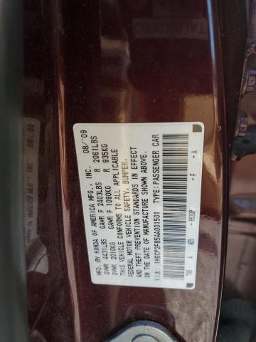 Photo 11 VIN: 1HGCP2F85AA001501 - HONDA ACCORD EXL 