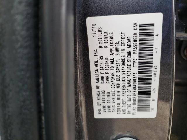 Photo 9 VIN: 1HGCP2F85BA056872 - HONDA ACCORD EXL 