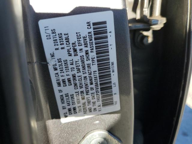 Photo 9 VIN: 1HGCP2F85BA098779 - HONDA ACCORD EX- 