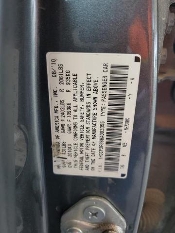 Photo 11 VIN: 1HGCP2F86BA003355 - HONDA ACCORD 