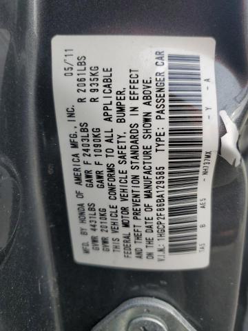 Photo 11 VIN: 1HGCP2F86BA129585 - HONDA ACCORD 