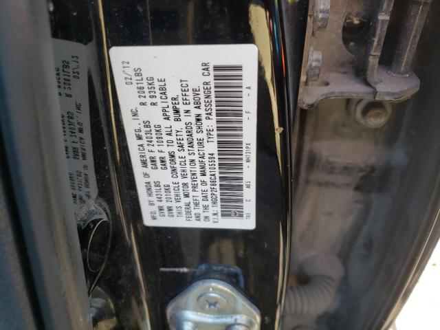 Photo 9 VIN: 1HGCP2F86CA105594 - HONDA ACCORD EXL 