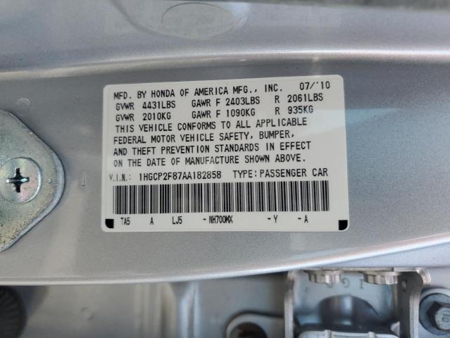 Photo 11 VIN: 1HGCP2F87AA182858 - HONDA ACCORD 