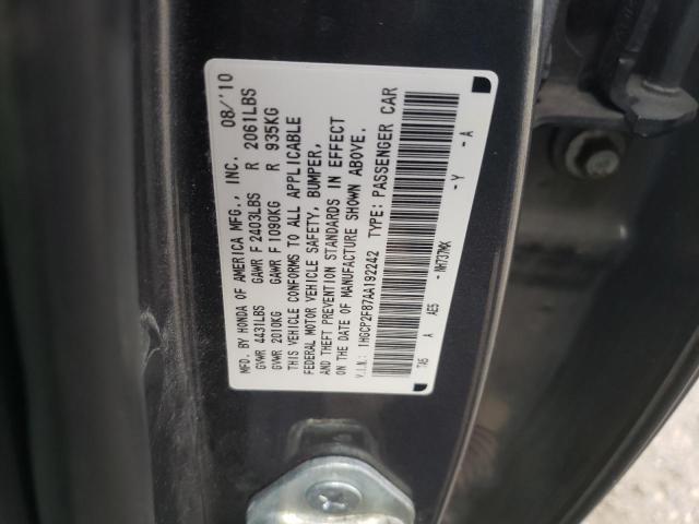 Photo 9 VIN: 1HGCP2F87AA192242 - HONDA ACCORD EXL 