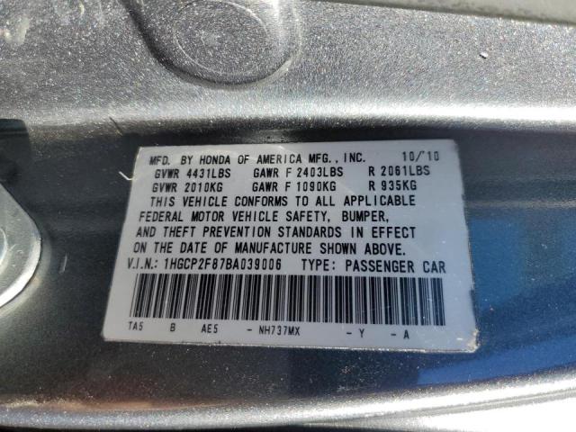 Photo 11 VIN: 1HGCP2F87BA039006 - HONDA ACCORD EXL 